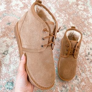 Aspen Lace Up Suede Ugg Style Booties